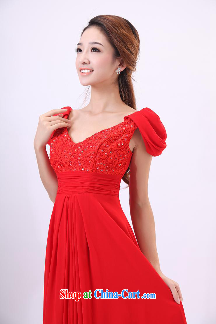 Mr Mak Hee-new stylish long gown bridal wedding wedding wedding toast serving red lace, small dress red XL/170 pictures, price, brand platters! Elections are good character, the national distribution, so why buy now enjoy more preferential! Health