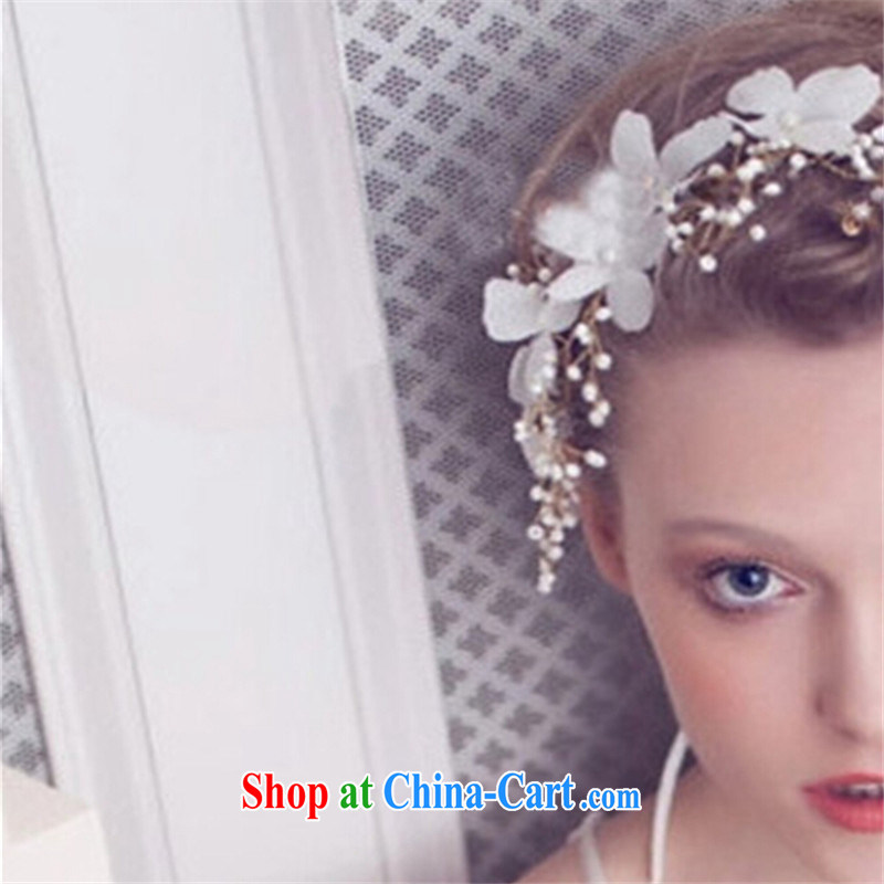 Han Park (cchappiness) bridal headdress flowers Korean-style manual Pearl marriage and spend, wedding, jewelry, Han Park (cchappiness), shopping on the Internet