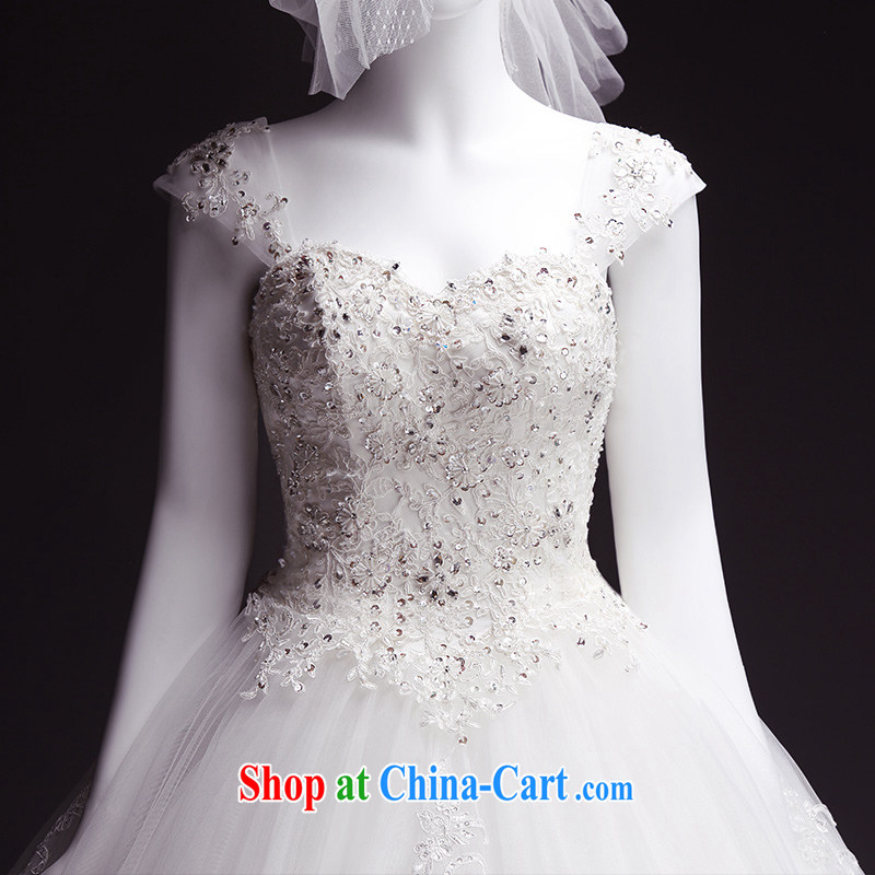 Garden spring new erase chest a shoulder-tail wedding dresses new 2015 winter drilling lace straps with 173 - L, garden, shopping on the Internet