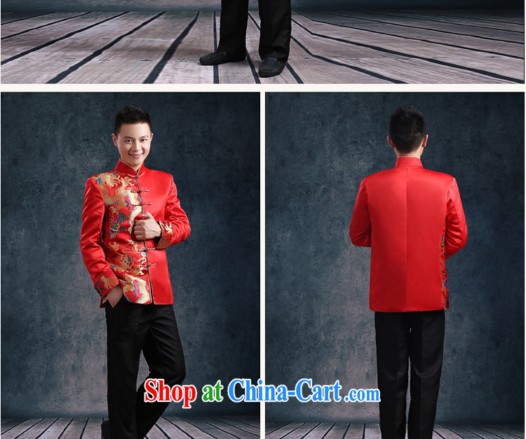 Mu Yao Chinese style wedding summer 2015 men's wedding dress cloud Kam texture. Chinese men fall and winter new costumed man Soo wo service bows 6412 single-sided Dragon M brassieres 110 CM pictures, price, brand platters! Elections are good character, the national distribution, so why buy now enjoy more preferential! Health