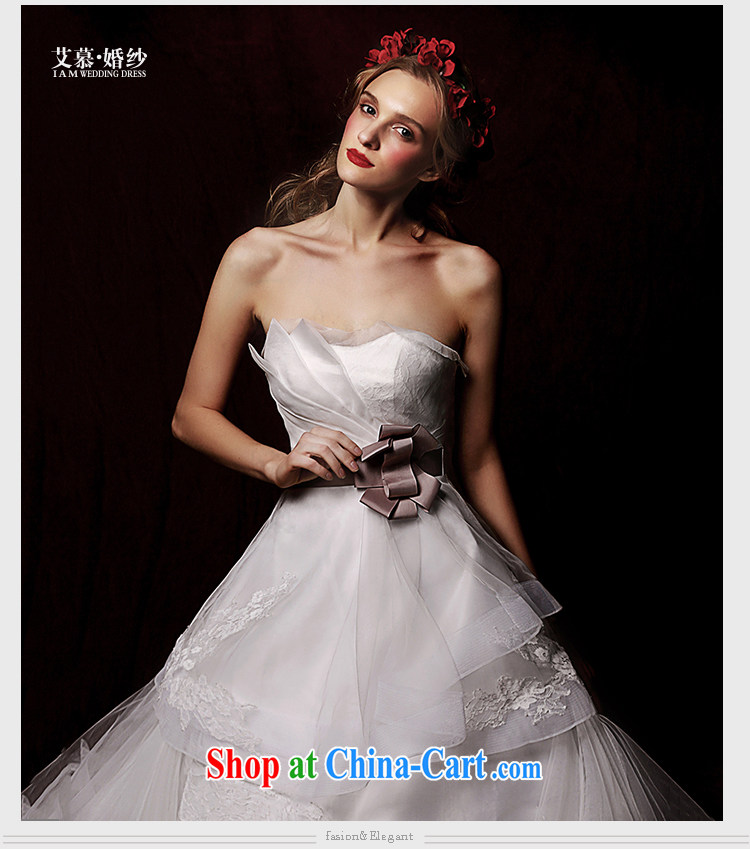 On the wedding dresses new 2015 Spring and Winter dream Park wiped chest high waist shaggy dress lace-tail wedding white L pictures, price, brand platters! Elections are good character, the national distribution, so why buy now enjoy more preferential! Health