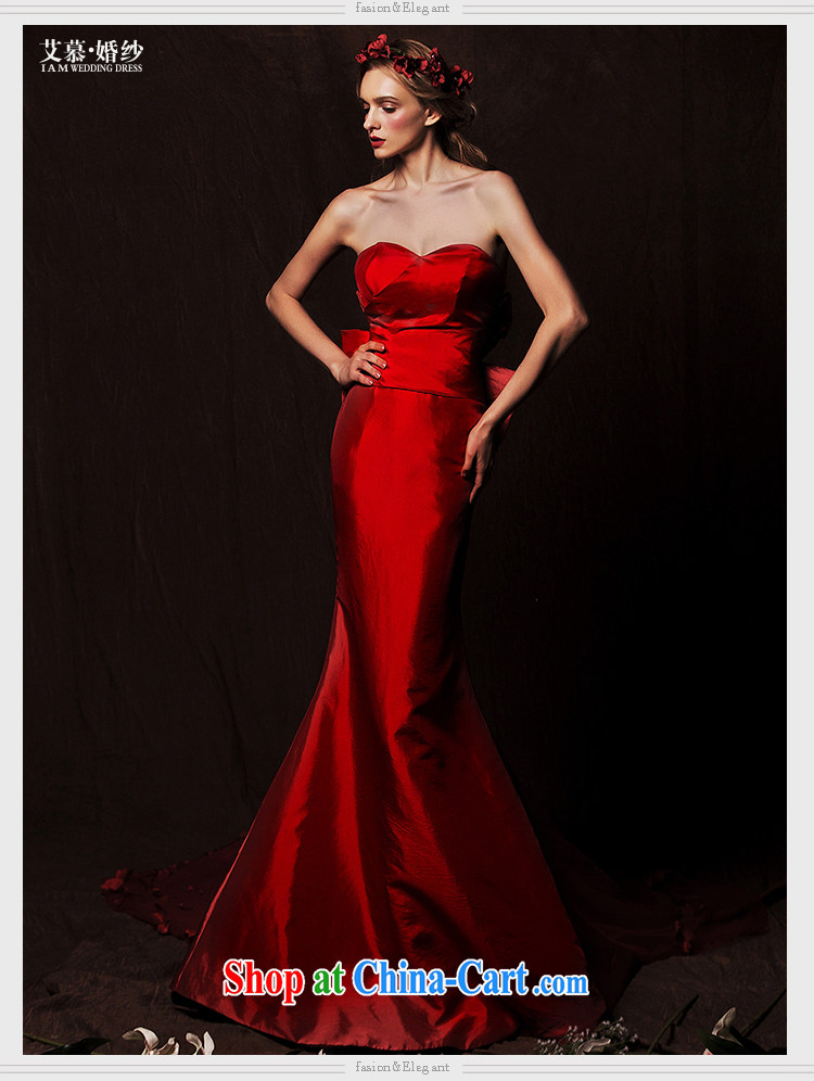 On the wedding dresses new 2015 Spring and Winter Rosemary wiped chest red long-tail wedding dresses red L pictures, price, brand platters! Elections are good character, the national distribution, so why buy now enjoy more preferential! Health