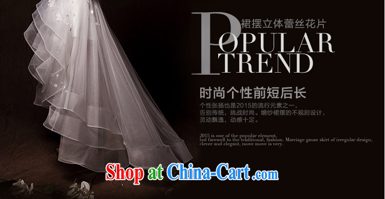 On the wedding dresses new 2015 spring and winter feathers advisory committee, personalized cuff short before long lace wedding white L pictures, price, brand platters! Elections are good character, the national distribution, so why buy now enjoy more preferential! Health