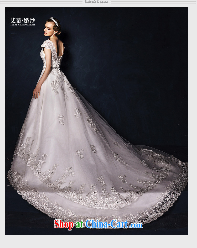 On the wedding dresses new 2015 spring and winter if Xin shoulders back exposed lace long-tail wedding white L pictures, price, brand platters! Elections are good character, the national distribution, so why buy now enjoy more preferential! Health