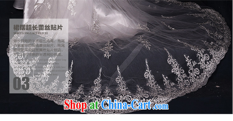On the wedding dresses new 2015 Spring and Winter to erase any chest field shoulder lace long-tail wedding white L pictures, price, brand platters! Elections are good character, the national distribution, so why buy now enjoy more preferential! Health