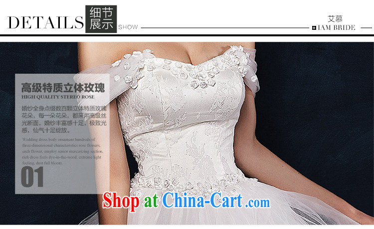 With the wedding dresses new 2015 Spring and Winter of bare-chest a shoulder-length tail stars with white L pictures, price, brand platters! Elections are good character, the national distribution, so why buy now enjoy more preferential! Health