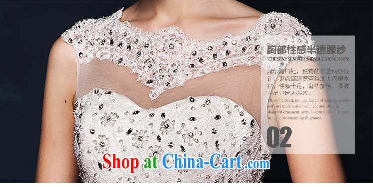 On the wedding dresses new 2015 Spring and Winter, detailed lace high waist shaggy dress tail wedding white L pictures, price, brand platters! Elections are good character, the national distribution, so why buy now enjoy more preferential! Health