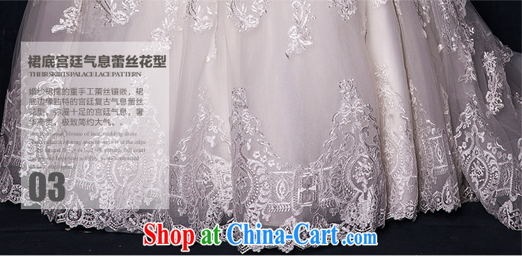On the wedding dresses new 2015 Spring and Winter mute could erase chest lace shaggy dress long-tail wedding white L pictures, price, brand platters! Elections are good character, the national distribution, so why buy now enjoy more preferential! Health