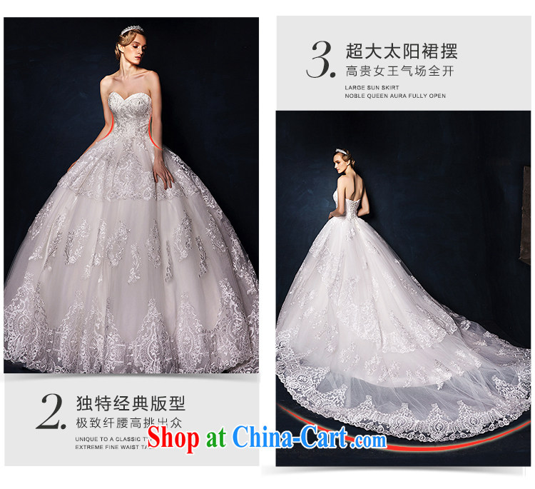 On the wedding dresses new 2015 Spring and Winter mute could erase chest lace shaggy dress long-tail wedding white L pictures, price, brand platters! Elections are good character, the national distribution, so why buy now enjoy more preferential! Health