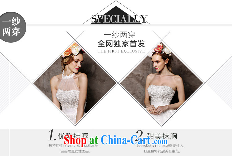 On the wedding dresses new 2015 Spring and Winter improving reproductive erase chest wall also two through with shaggy dress wedding white M pictures, price, brand platters! Elections are good character, the national distribution, so why buy now enjoy more preferential! Health