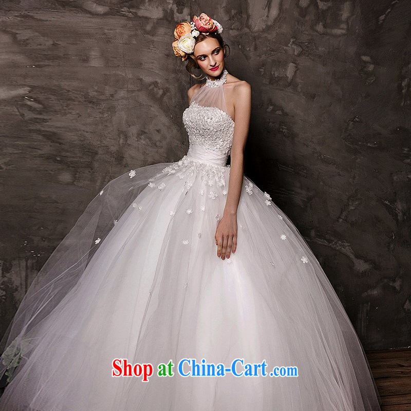 On the wedding dresses new 2015 Spring and Winter and improving reproductive erase chest wall also two through with shaggy dress wedding white M, AIDS, and, shopping on the Internet