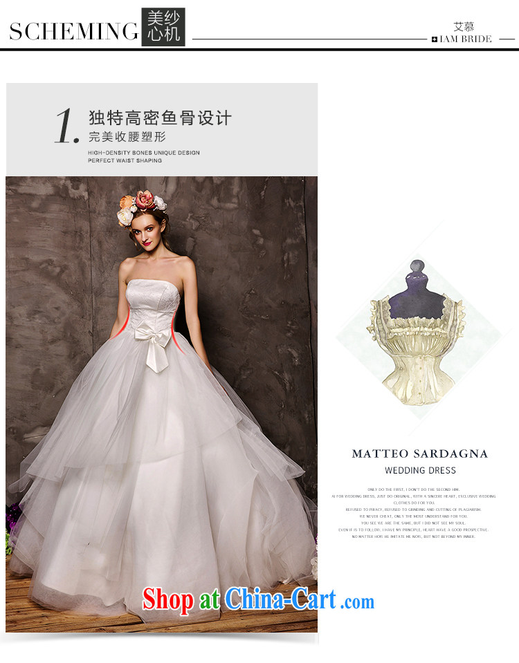 On the wedding dresses new 2015 Spring and Winter Kam Yiu erase chest Korean bow tie with shaggy dress white L pictures, price, brand platters! Elections are good character, the national distribution, so why buy now enjoy more preferential! Health