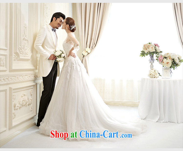 On the wedding dresses new 2015 Spring and Winter/tr. by Jonathan Barnard) China long-sleeved lace with shaggy dress wedding white L pictures, price, brand platters! Elections are good character, the national distribution, so why buy now enjoy more preferential! Health