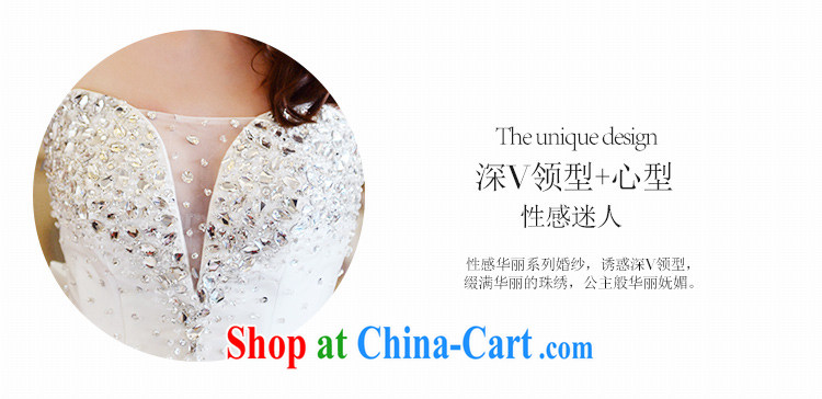 Garden wedding dresses new 2015 Winter Fashion Korean shaggy dress drill sweet tie-erase chest wedding tail 150 173 cm - M pictures, price, brand platters! Elections are good character, the national distribution, so why buy now enjoy more preferential! Health