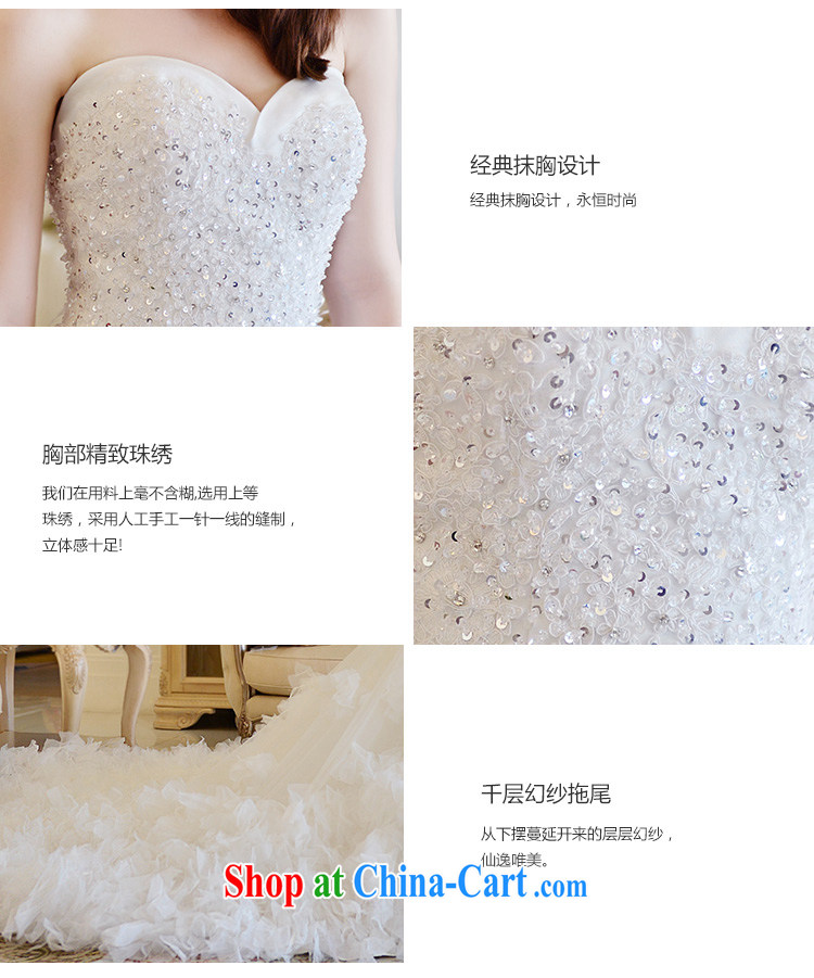 2015 MTF full chamber, autumn and winter new erase chest wedding dresses bridal wedding tie-the-tail wedding tail 100 173 cm - M pictures, price, brand platters! Elections are good character, the national distribution, so why buy now enjoy more preferential! Health