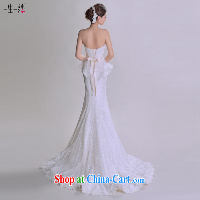 Yao snow fall in love with the ultra-template stars, with wedding 2015 new erase chest at Merlion Wedding Video thin summer 402501208 white tailored does not and will not switch to a yarn, shopping on the Internet