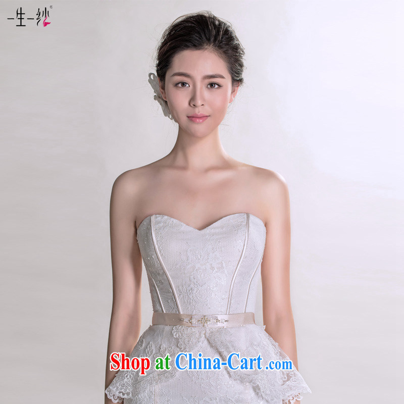 Yao snow fall in love with the ultra-template stars, with wedding 2015 new erase chest at Merlion Wedding Video thin summer 402501208 white tailored does not and will not switch to a yarn, shopping on the Internet
