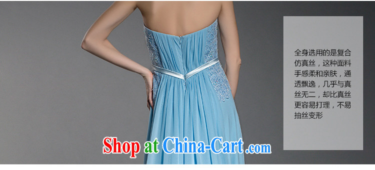 A yarn 2015 new Cinderella blue banquet dress wiped chest belt dress annual graphics thin bridesmaid dress 402501404 blue XL code 20 days pre-sale pictures, price, brand platters! Elections are good character, the national distribution, so why buy now enjoy more preferential! Health