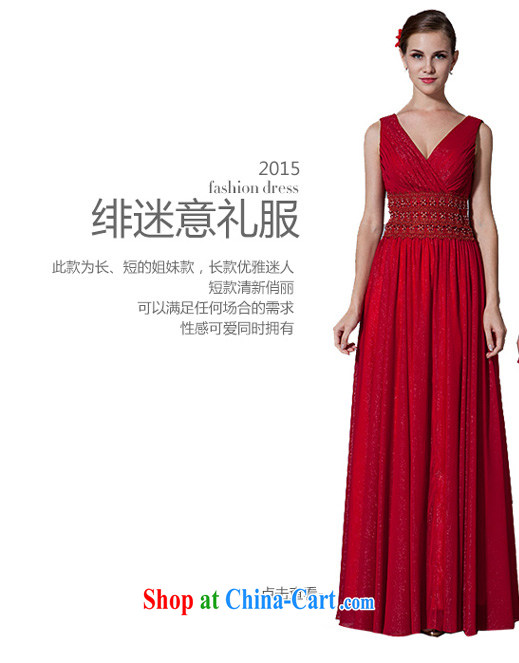 2015 new toast Service Bridal short summer V collar double-shoulder banquet wedding small wedding dresses dress 402201242 red XXL code 20 days pre-sale pictures, price, brand platters! Elections are good character, the national distribution, so why buy now enjoy more preferential! Health