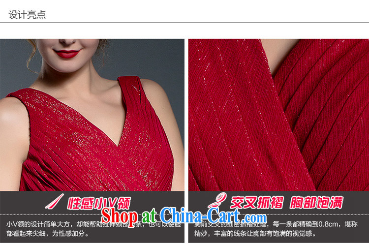 2015 new toast Service Bridal short summer V collar double-shoulder banquet wedding small wedding dresses dress 402201242 red XXL code 20 days pre-sale pictures, price, brand platters! Elections are good character, the national distribution, so why buy now enjoy more preferential! Health