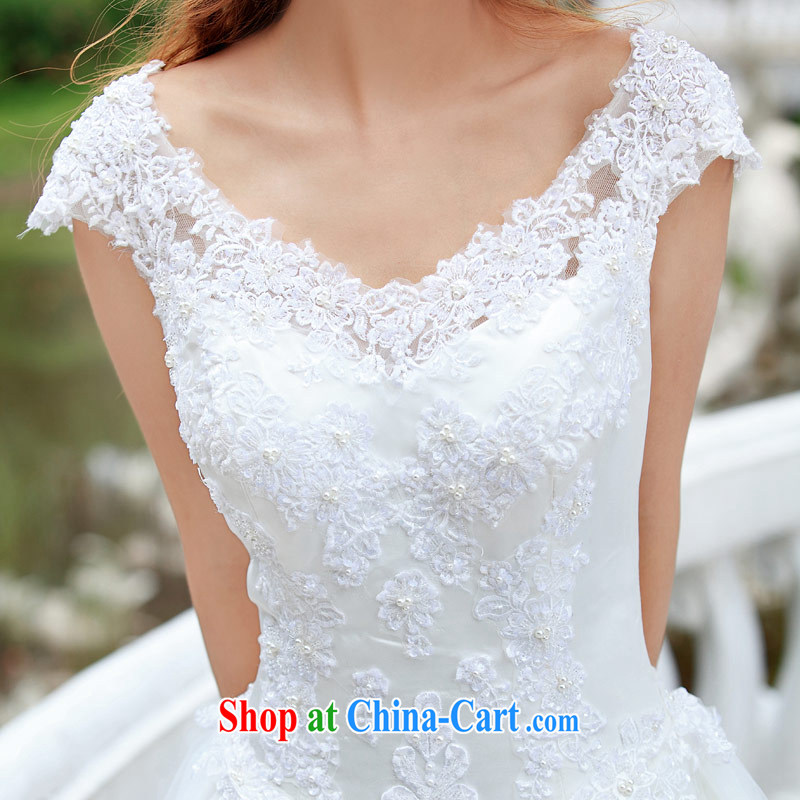 The bride's wedding dresses Korean-style drag and drop tail wedding long-tail new wedding 947 made 25 days shipment, a bride, and shopping on the Internet