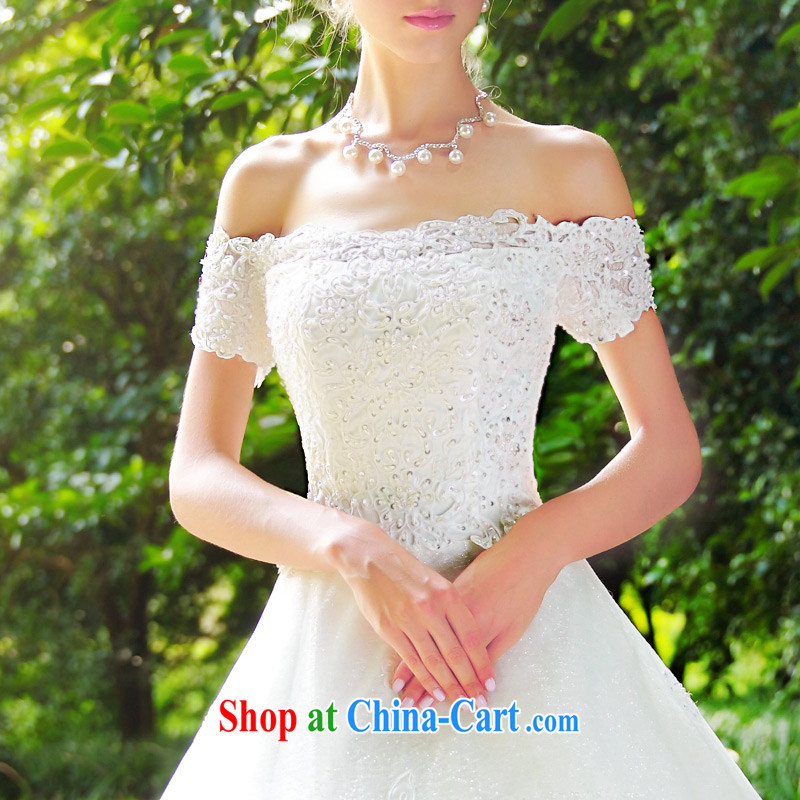 The bride's wedding dresses tied with new 2015 drill A Field dress with wedding sweet 887 White made 25 Day Shipping, the bride, shopping on the Internet