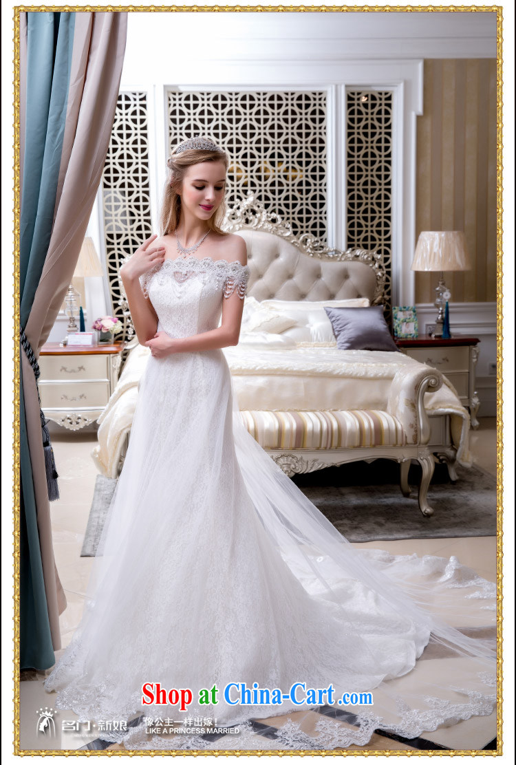 The bride's wedding dresses new 2015 field shoulder tail winter wedding at Merlion wedding 804 made 25 Day Shipping pictures, price, brand platters! Elections are good character, the national distribution, so why buy now enjoy more preferential! Health