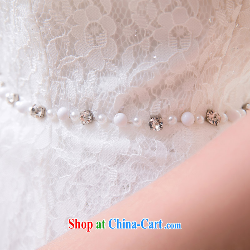 The bride's wedding dresses new 2015 a shoulder-tail winter wedding at Merlion wedding 804 made 25 Day Shipping, the bride, shopping on the Internet