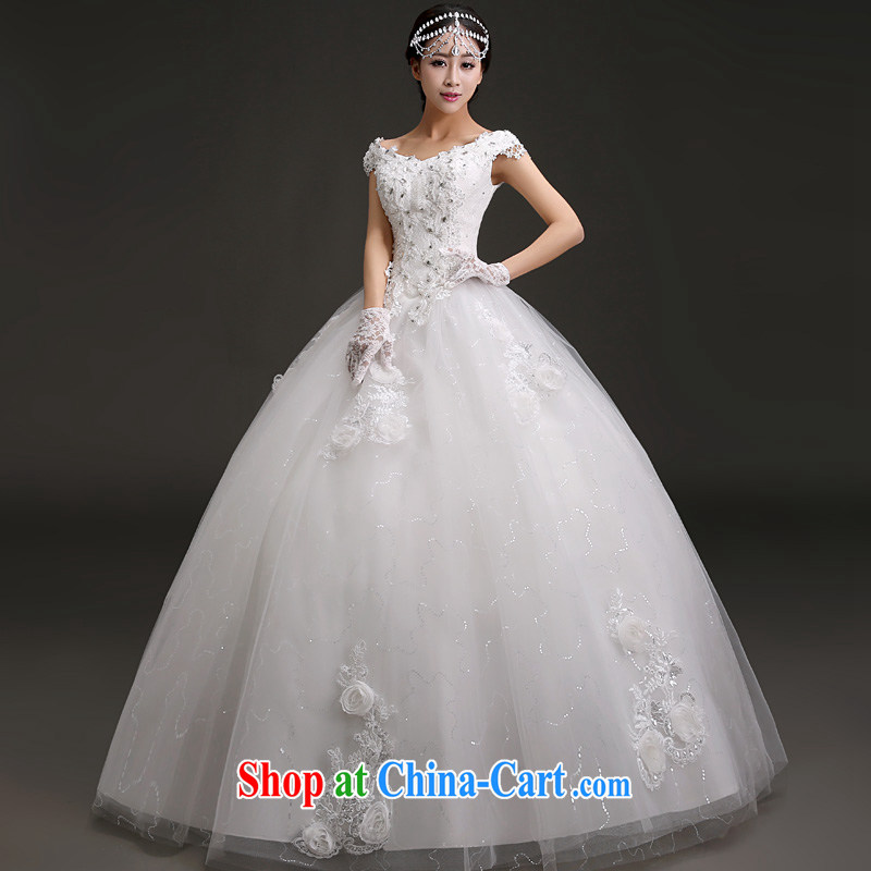 (Quakers, Korean edition 2015 new bride's wedding band to align the field shoulder shaggy dress bridal Princess wedding dresses Quality Assurance quality assurance, and friends (LANYI), and, on-line shopping