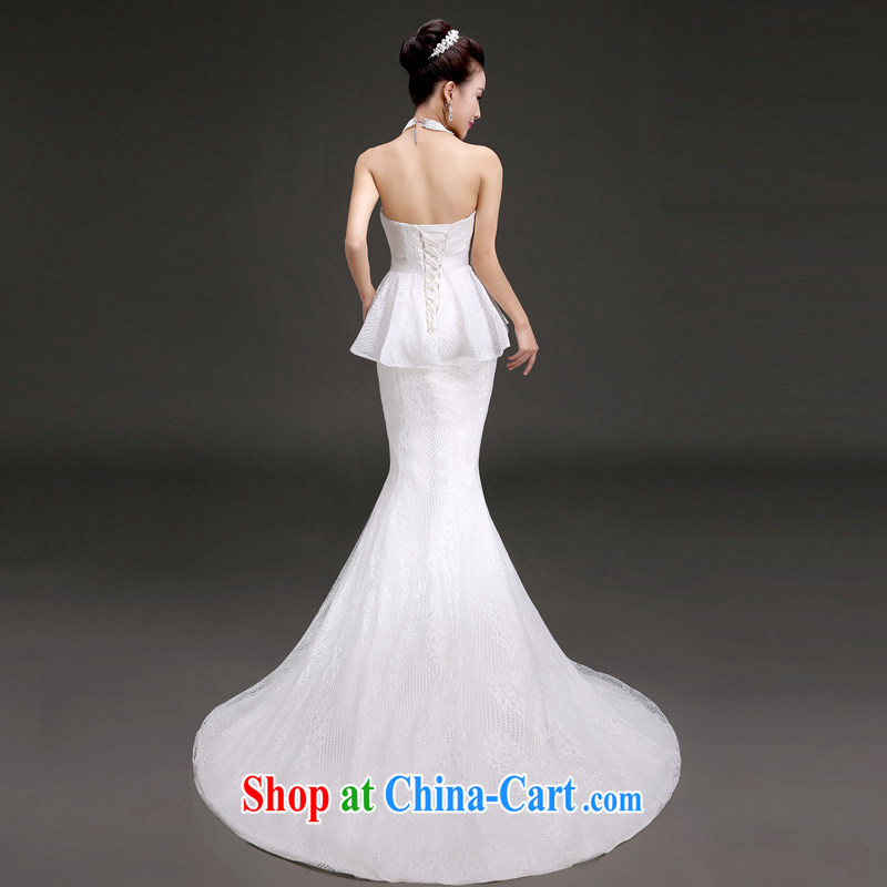 (Quakers, wedding dresses 2015 new erase chest small tail crowsfoot-waist lace wedding Korean video thin wedding dresses white quality assurance, and friends (LANYI), online shopping