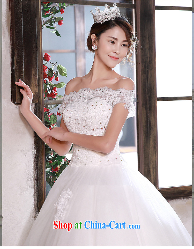 Honey, bride wedding dresses Korean style 2015 New Field shoulder collar with lace elegant antique large code beauty graphics thin wedding white XXL pictures, price, brand platters! Elections are good character, the national distribution, so why buy now enjoy more preferential! Health