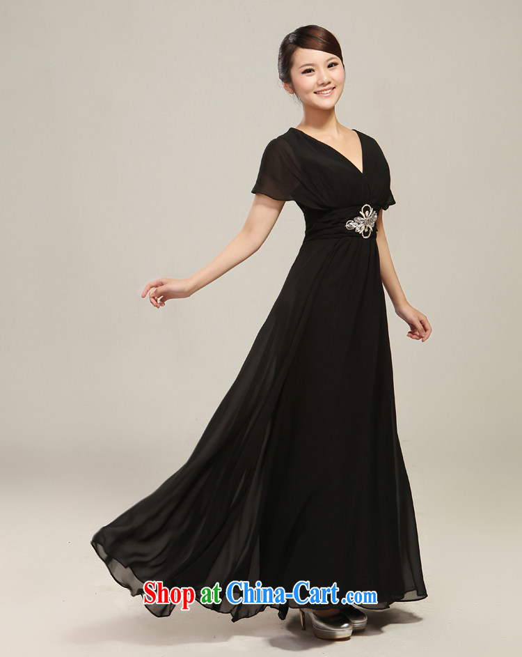 Elegant snow woven V collar high waist nails drill long, large choral conductor service choral stage clothing costume blue XL pictures, price, brand platters! Elections are good character, the national distribution, so why buy now enjoy more preferential! Health