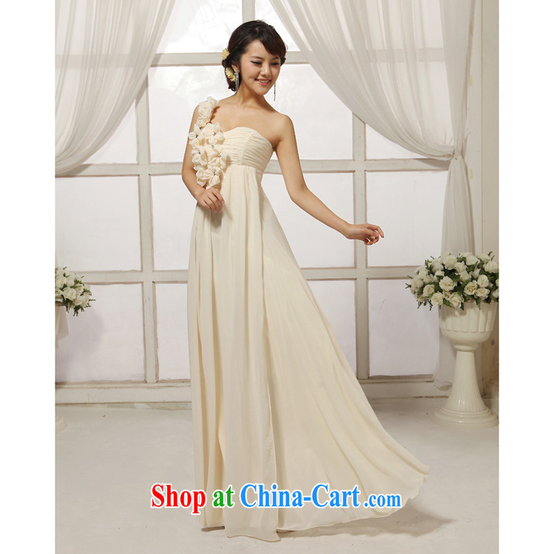 Her spirit (yanling) new, fashionable long evening dress bridal dresses serving toast the dress beige XXXL, her spirit (Yanling), shopping on the Internet