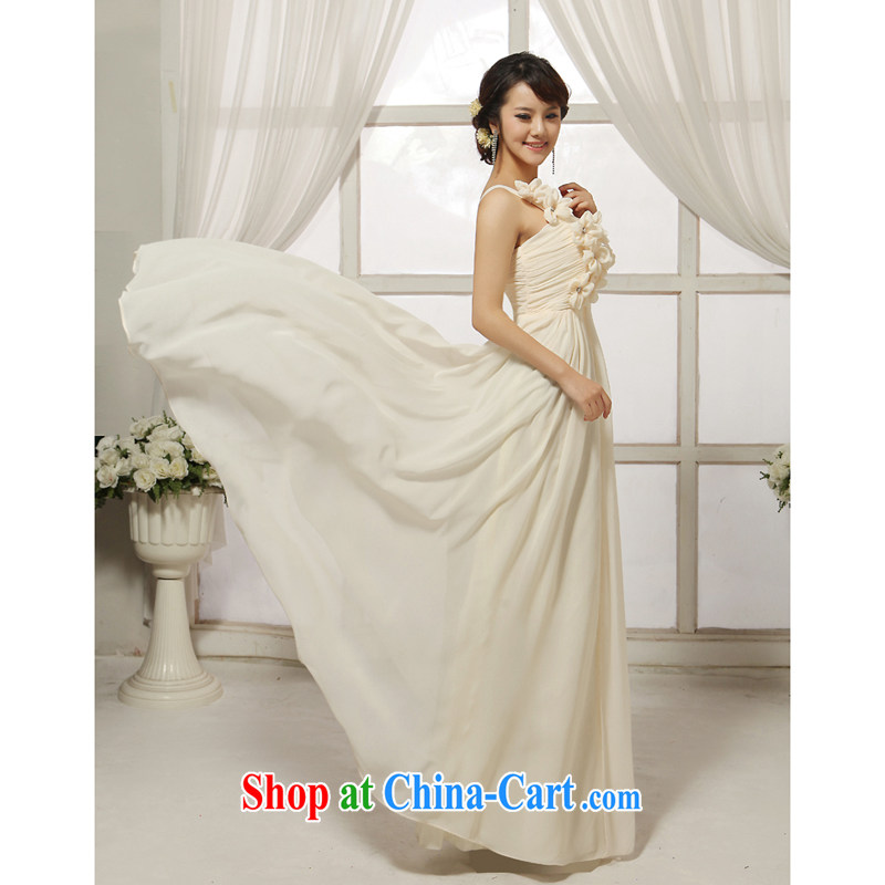 Her spirit (yanling) new, fashionable long evening dress bridal dresses serving toast the dress beige XXXL, her spirit (Yanling), shopping on the Internet