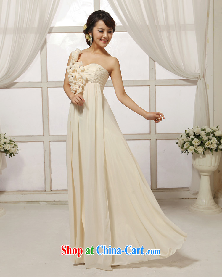Her spirit (yanling) new, fashionable long evening dress bridal dresses serving toast the dress beige XXXL pictures, price, brand platters! Elections are good character, the national distribution, so why buy now enjoy more preferential! Health