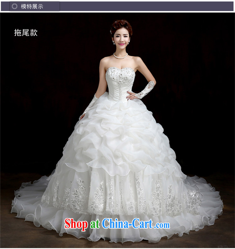 Su Wu edge 2015 new erase chest Korean tail wedding bridal wedding video thin with stylish and tied with a large wedding white 3M tail XL pictures, price, brand platters! Elections are good character, the national distribution, so why buy now enjoy more preferential! Health