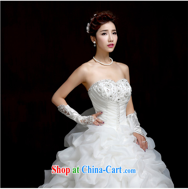 Su Wu edge 2015 new erase chest Korean tail wedding bridal wedding video thin with stylish and tied with a large wedding white 3M tail XL pictures, price, brand platters! Elections are good character, the national distribution, so why buy now enjoy more preferential! Health
