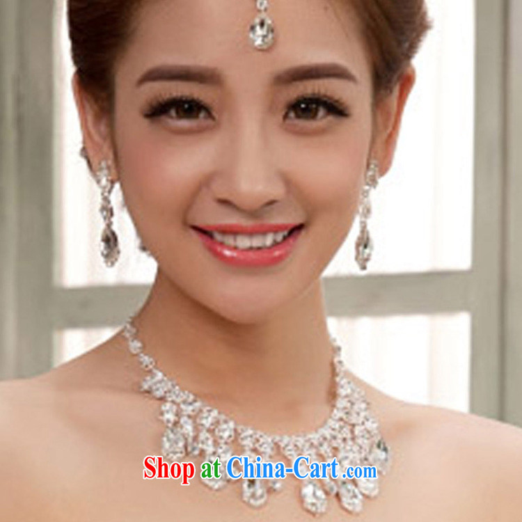 married love 2 piece jewelry Korean package bridal necklace earrings set marriage jewelry white pictures, price, brand platters! Elections are good character, the national distribution, so why buy now enjoy more preferential! Health