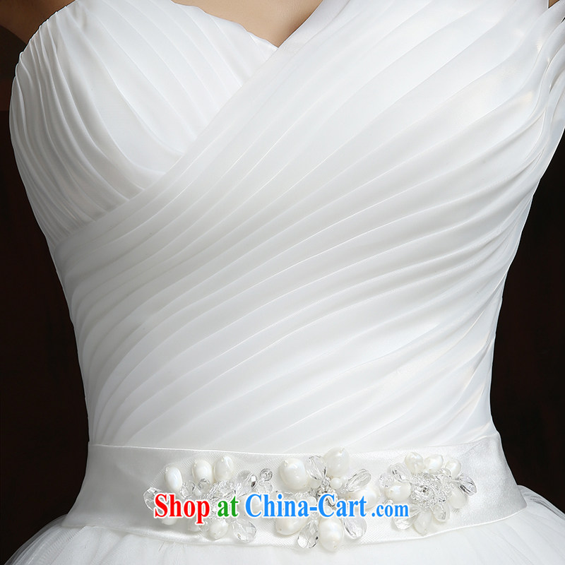 Su Wu edge new sweet retro tie-chest bare Korean Princess with winter brides new graphics thin wedding dresses white XL, Su Xiang, and, shopping on the Internet