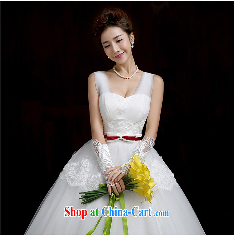Su Wu edge 2015 new dual-shoulder wedding Korean lace stylish tie-in with the Code Wedding Video thin spring and summer wedding white XL pictures, price, brand platters! Elections are good character, the national distribution, so why buy now enjoy more preferential! Health