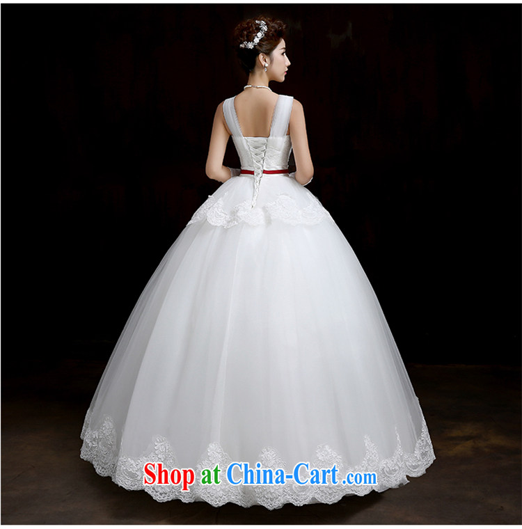 Su Wu edge 2015 new dual-shoulder wedding Korean lace stylish tie-in with the Code Wedding Video thin spring and summer wedding white XL pictures, price, brand platters! Elections are good character, the national distribution, so why buy now enjoy more preferential! Health