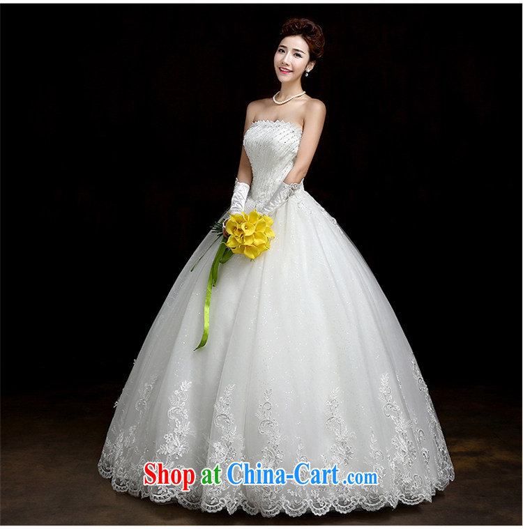 Su Wu edge 2015 new alignment to erase chest marriages White Graphics thin wedding dresses Korean Princess shaggy dress girls white XL pictures, price, brand platters! Elections are good character, the national distribution, so why buy now enjoy more preferential! Health