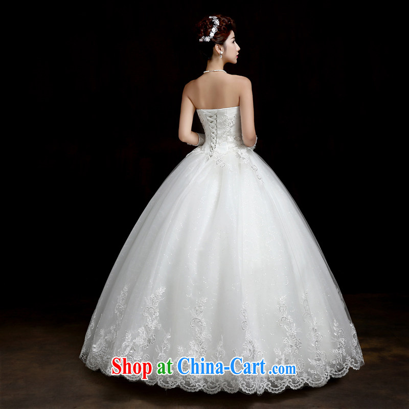 Su Wu edge 2015 new alignment to erase chest marriages White Graphics thin wedding dresses Korean Princess shaggy dress girls white XL, Su Xiang, and shopping on the Internet