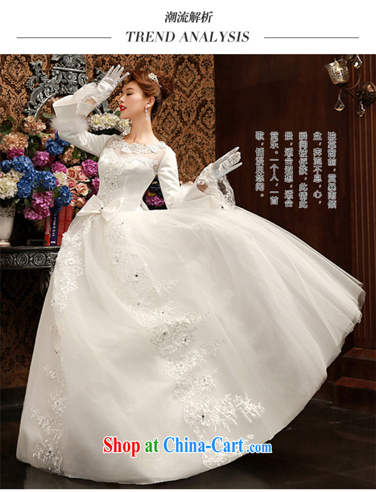 Su Xiang leading edge 2015 new long-sleeved lace graphics thin marriage wedding long-sleeved tie-romantic bridal shaggy dress wedding dresses white XL pictures, price, brand platters! Elections are good character, the national distribution, so why buy now enjoy more preferential! Health