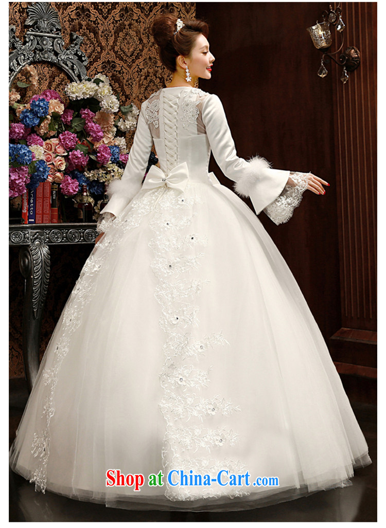 Su Xiang leading edge 2015 new long-sleeved lace graphics thin marriage wedding long-sleeved tie-romantic bridal shaggy dress wedding dresses white XL pictures, price, brand platters! Elections are good character, the national distribution, so why buy now enjoy more preferential! Health