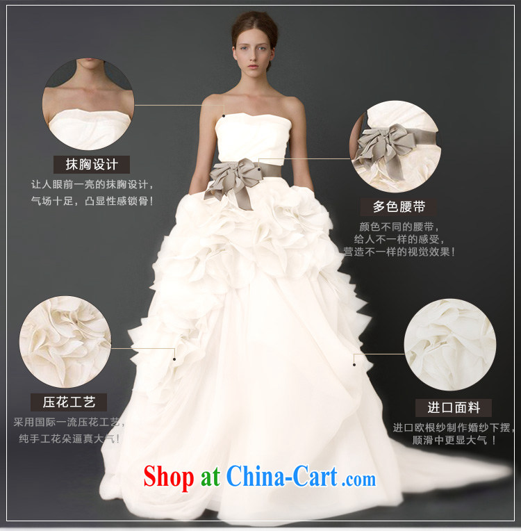 Luang Prabang in 2015 new wedding dresses vera Wang wiped his chest tail petal belt wedding retro small tail wedding Custom size custom pictures, price, brand platters! Elections are good character, the national distribution, so why buy now enjoy more preferential! Health