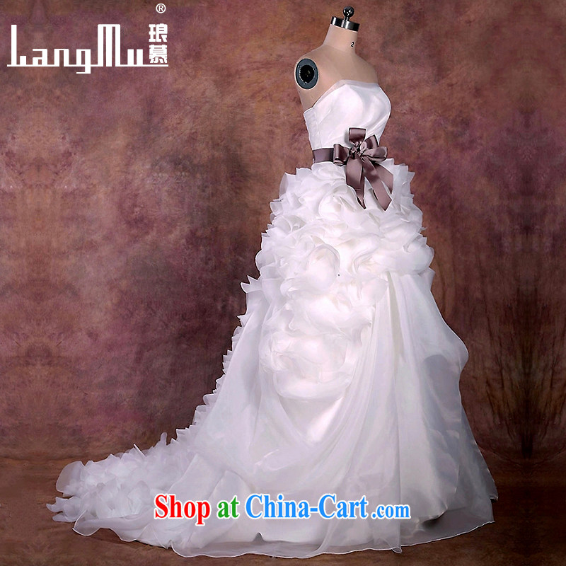In Luang Prabang in 2015 of new wedding dresses vera Wang erase chest tail petal belt wedding retro small tail wedding Custom size custom, Luang Prabang, and, on-line shopping