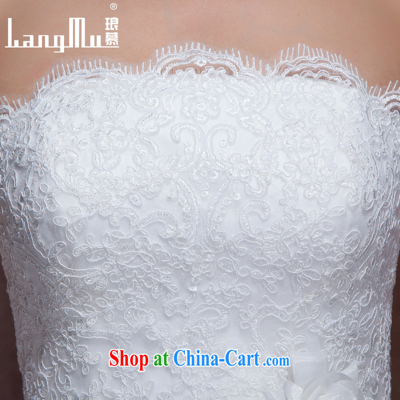 In Luang Prabang in 2015 OF NEW FIELD shoulders and elegant minimalist wedding dresses lace, drill a strap with wedding popular Mary Magdalene, chest and a advanced customization, Luang Prabang, and shopping on the Internet