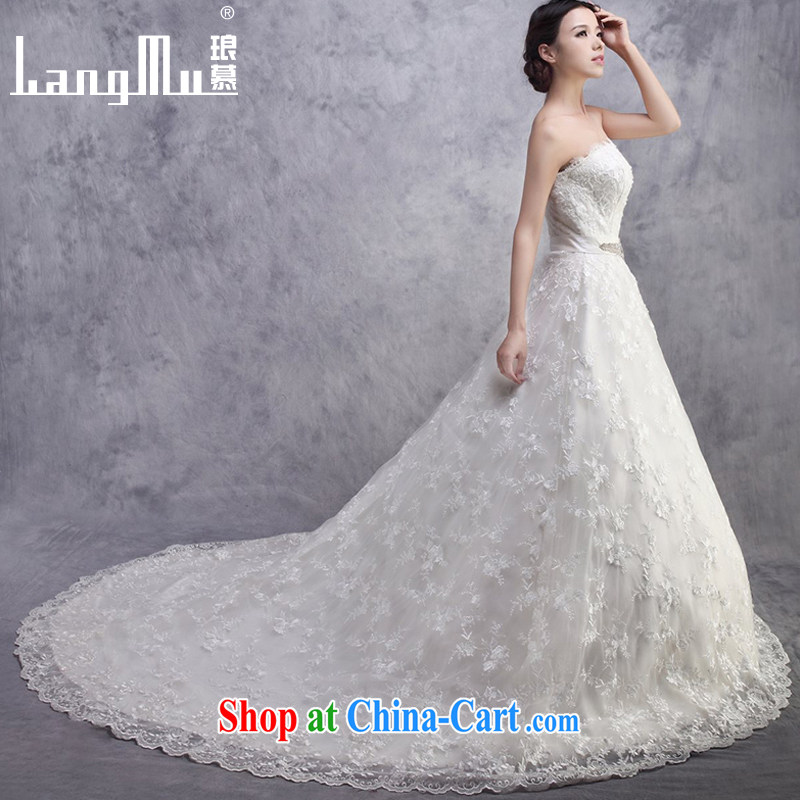 In Luang Prabang in 2015 of new wedding dresses lace bare chest cultivating high-tail A Field wedding customized advanced customization, Luang Prabang, and shopping on the Internet