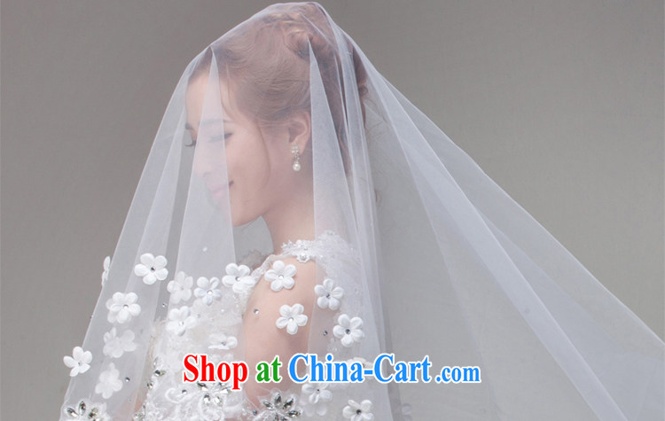 Honey, bride New Head dresses and long white 3M tail wood drill luxury and legal wedding dresses and dresses bridal the mandatory white pictures, price, brand platters! Elections are good character, the national distribution, so why buy now enjoy more preferential! Health
